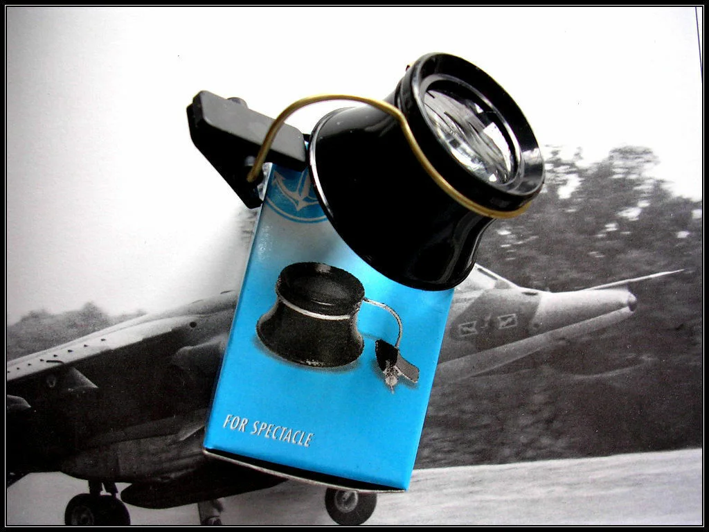 NATO Clip-On Eye glass Loupe Spectacle Jewelry 5x Magnifier watch repair USA