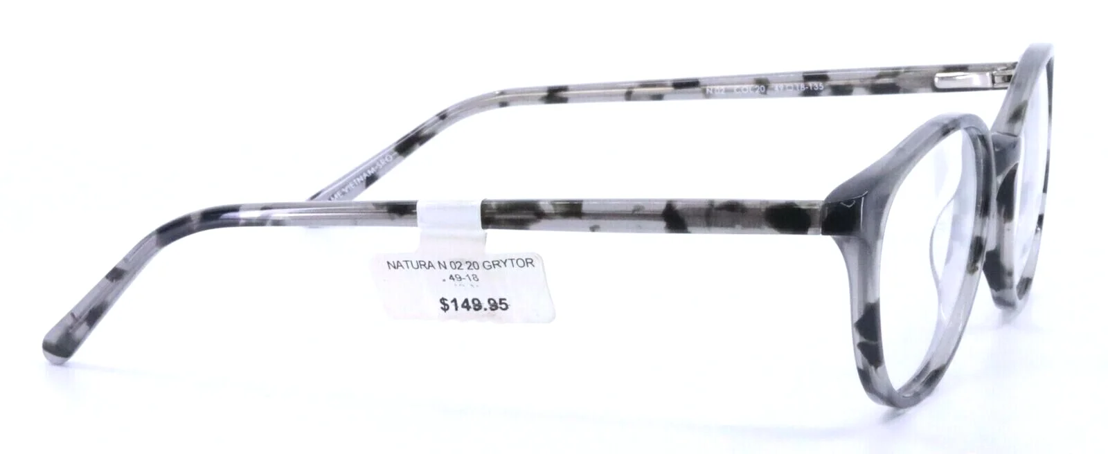 NATURA N02 20 Gray Tortoise Round Womens Full Rim Eyeglasses 49-18-135 #2 4