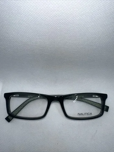 nautica N8162 53/18 140 Olive Green Unisex Adult Eyeglass Frames Z62