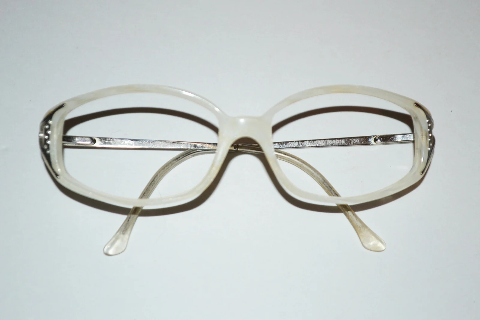 Near Mint Salvatore Ferragamo 2581-B Ivory Tortoise Eyeglass/Sunglasses Frames