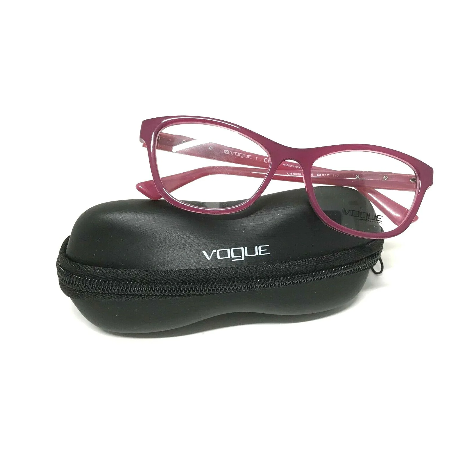 New 100% Authentic VOGUE Eyeglasses Frames VO 5056 2410 Hot Pink 53-17-140 2