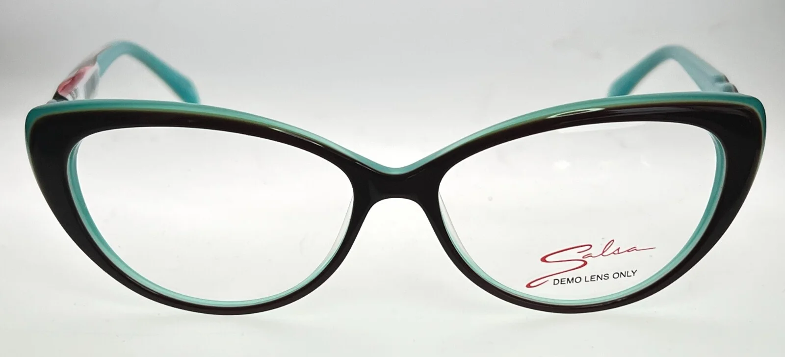 NEW! 1950s-style Salsa SA 3011 Eyeglass Frames Two-Tone cat eye 54/14/140 #144 4