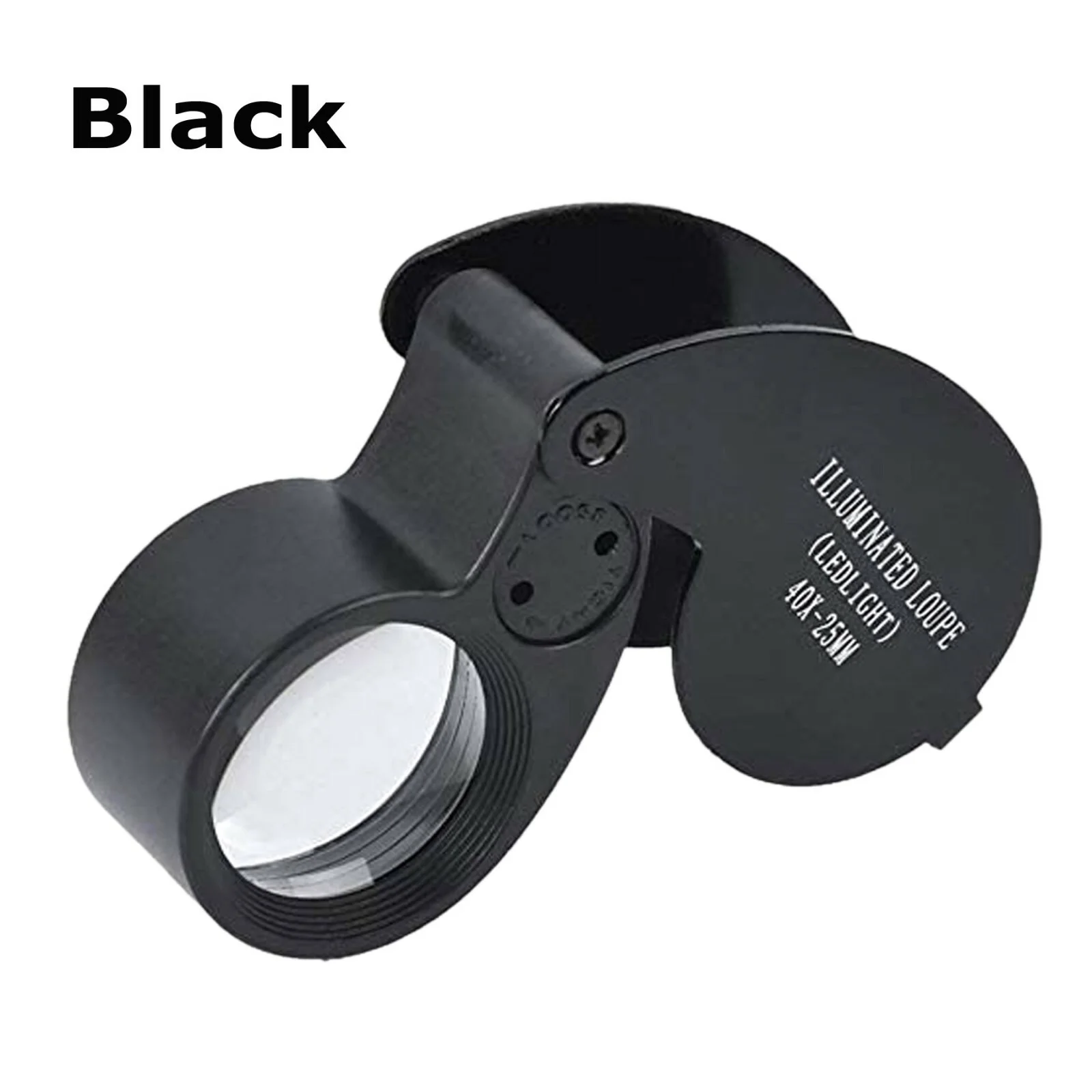 New 40X Magnifying Loup Eye Glass Magnifier LED Light Jewelers Loop US Stock 2