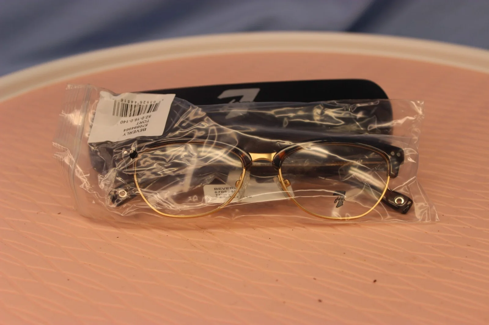 New 7 FAM Beverly Eyeglasses Frames 52-16-140 Blank Lens Tortoise