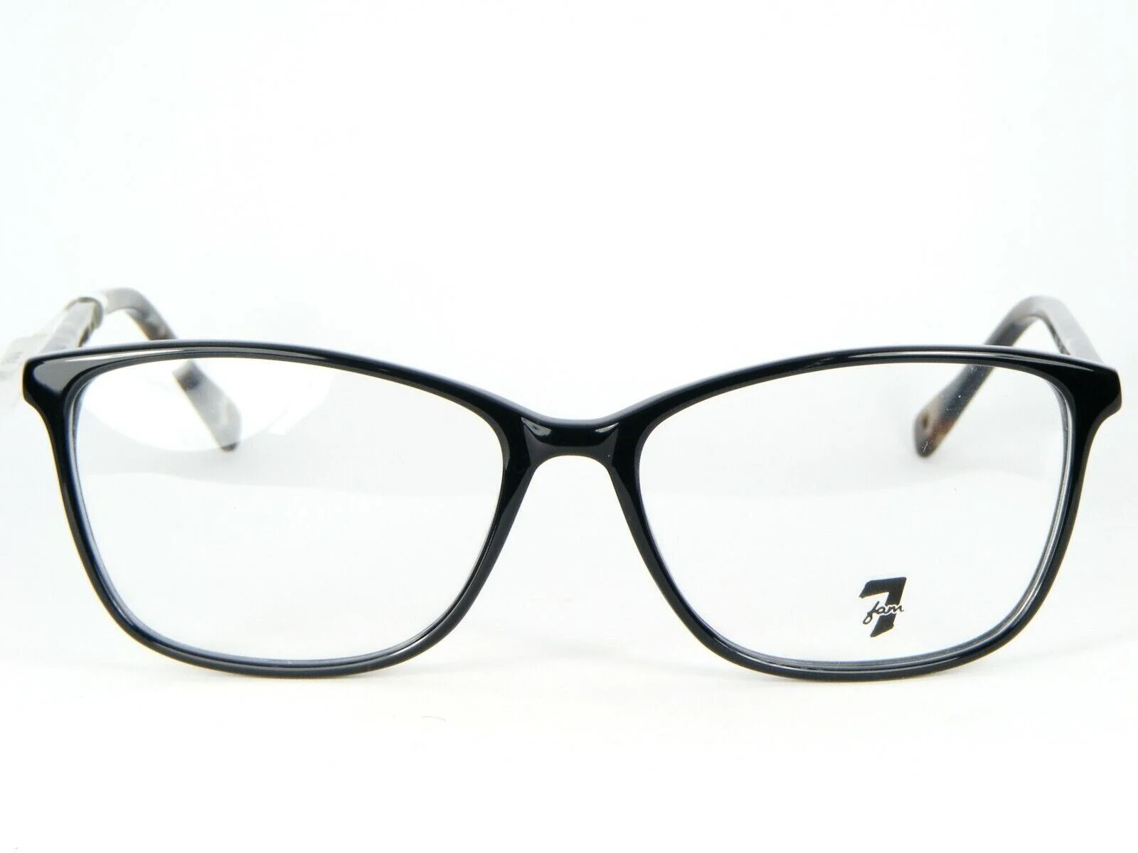 NEW! 7 For All Mankind LAUREL BLKTT BLACK EYEGLASSES GLASSES 54.5-15-145mm 2