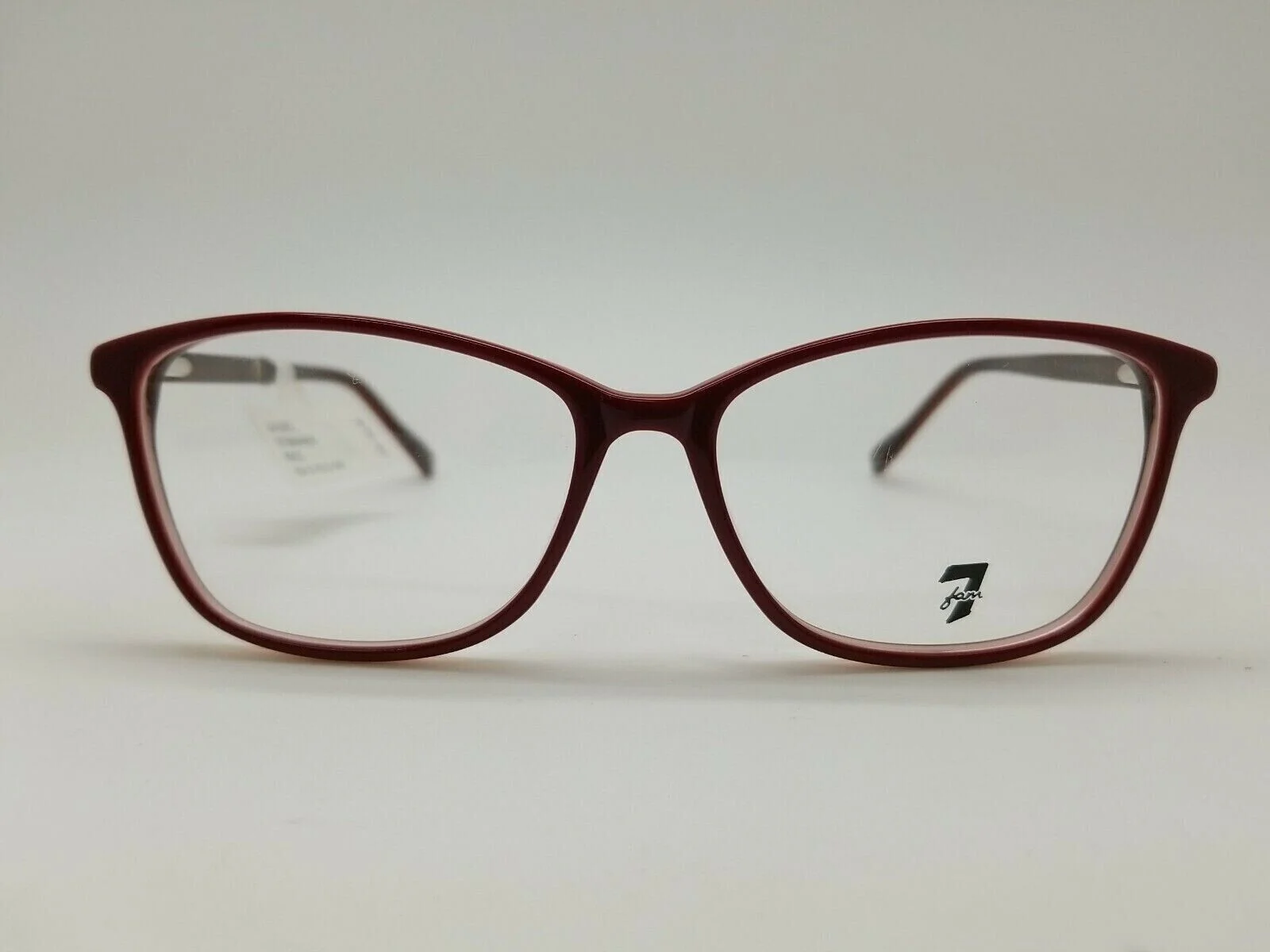 NEW! 7 For All Mankind Red Eyeglass Frames 54.5-15-145 2