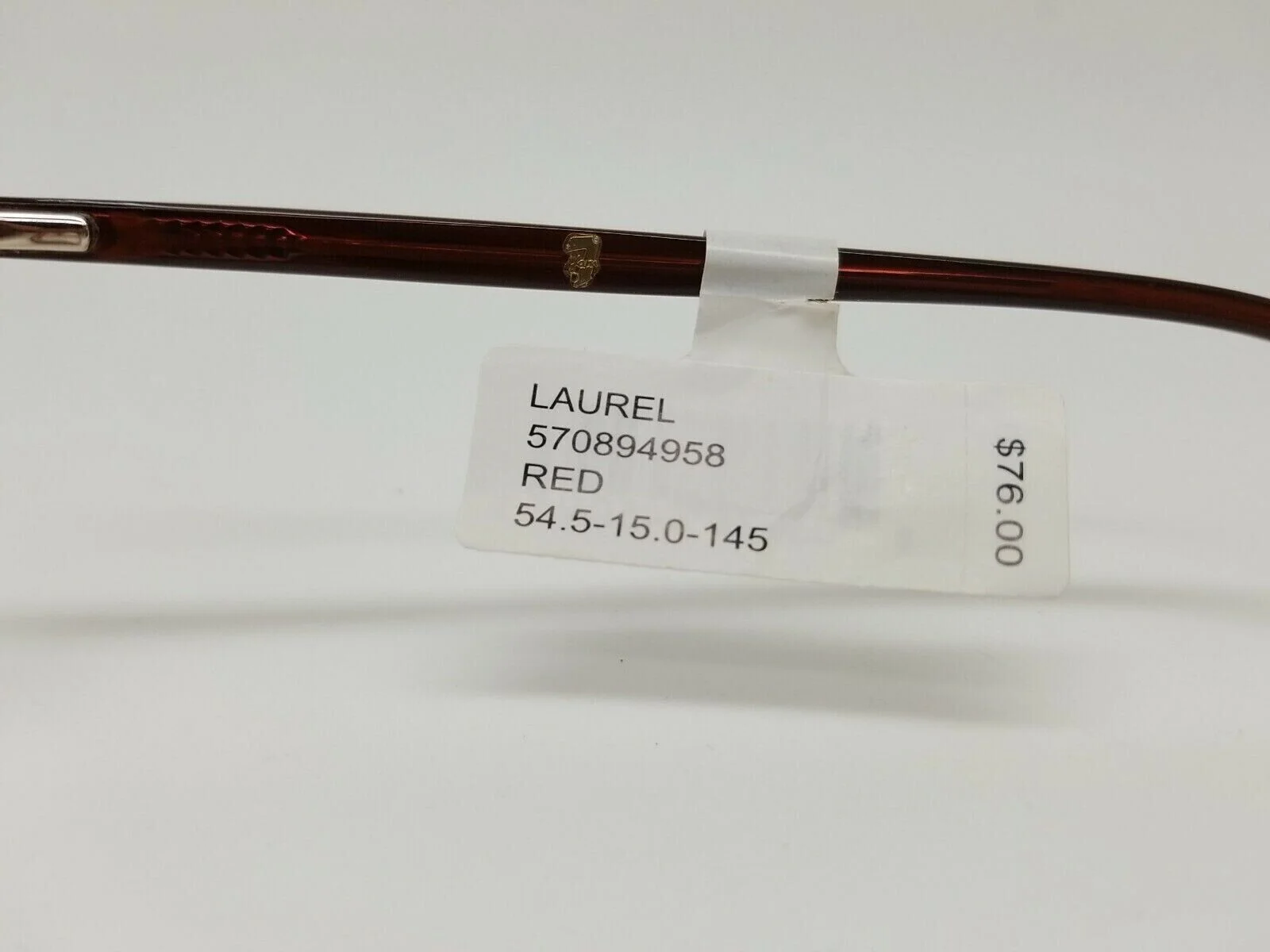 NEW! 7 For All Mankind Red Eyeglass Frames 54.5-15-145 4