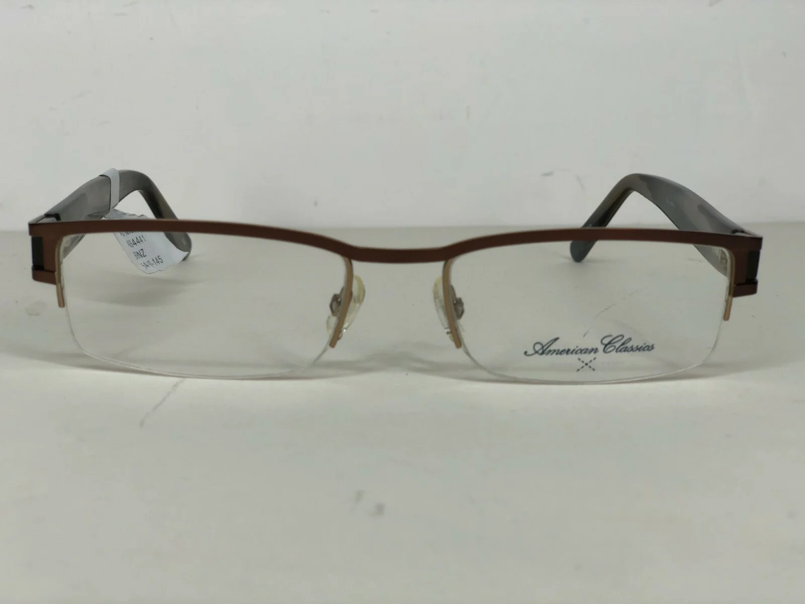 NEW AC AMERICAN CLASSICS EYEGLASSES 54-19-145 MATTHEWS BRONZE $84 RUSSELL SIMMON 2