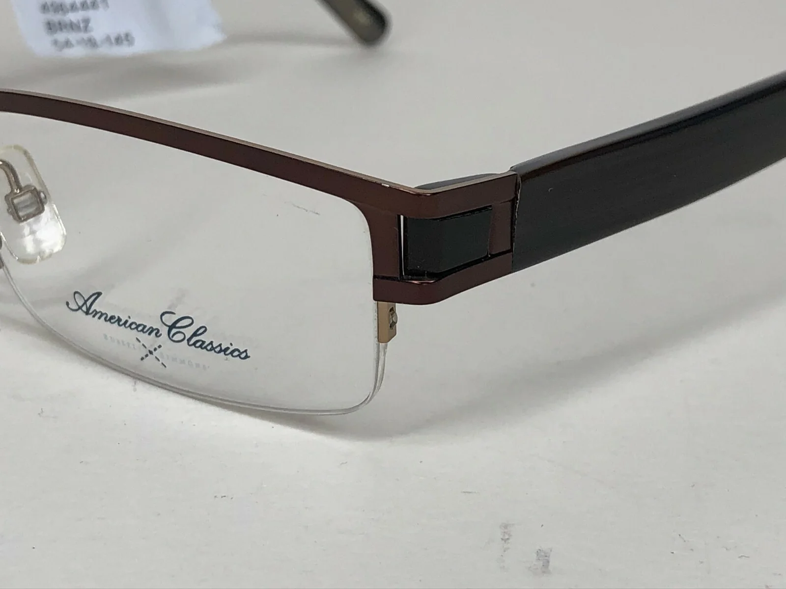 NEW AC AMERICAN CLASSICS EYEGLASSES 54-19-145 MATTHEWS BRONZE $84 RUSSELL SIMMON 3
