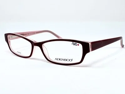 New ADENSCO AD212 Burgundy/ Pink Womens Eyeglasses Frame 53-16-135 2