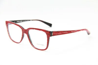 NEW ALAIN MIKLI A 03034 B0WB RED EYEGLASSES AUTHENTIC RX A03034 53-17