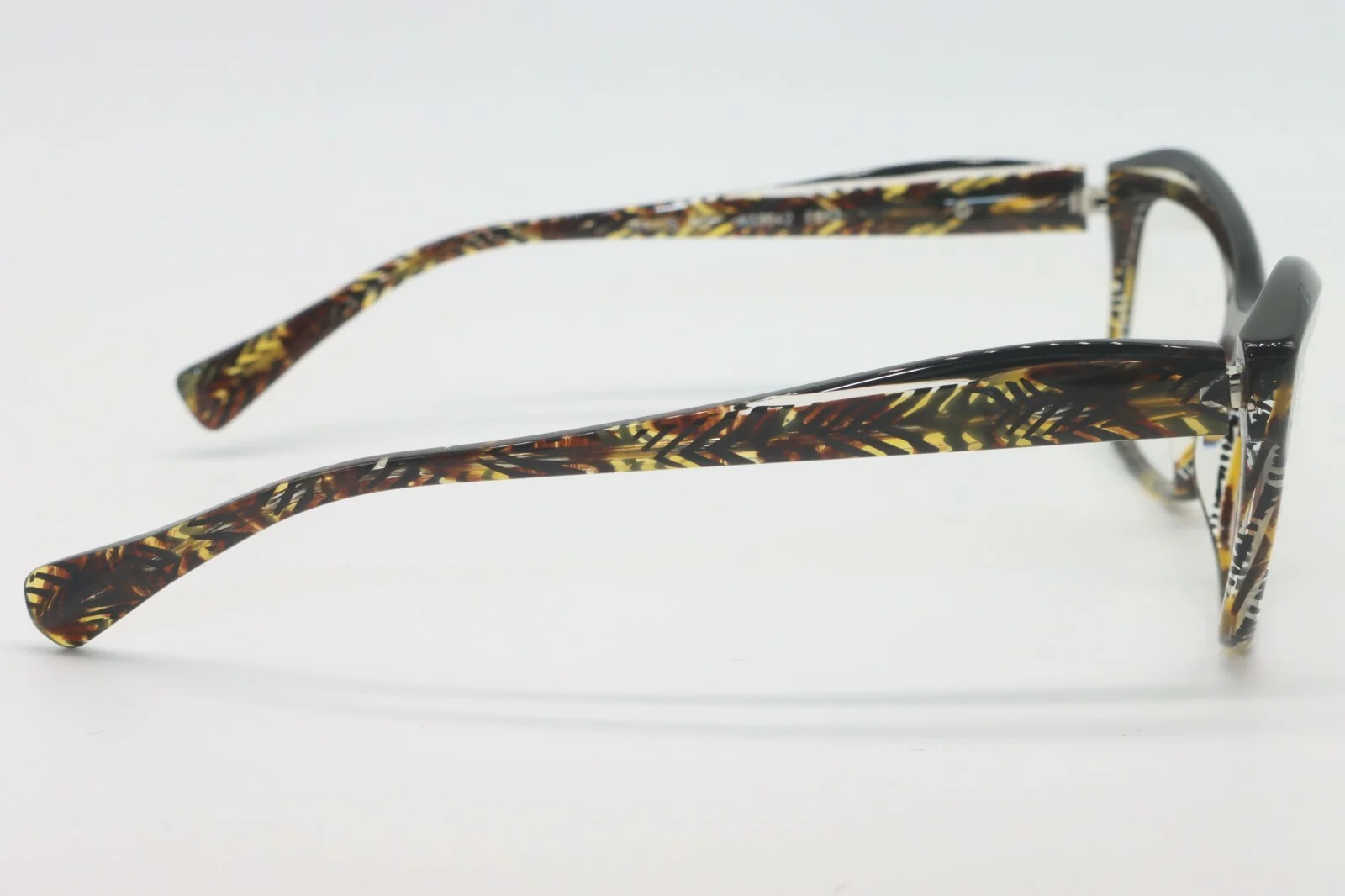 NEW ALAIN MIKLI A03042 E013 BLACK BROWN AUTHENTIC FRAME EYEGLASSES A03042 54-15 3