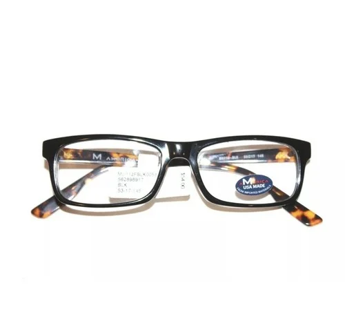 NEW AMERICA MIA MU112 BLK BLACK TORTOISE EYEGLASSES RX ADULTS FRAMES 53-17-145 2