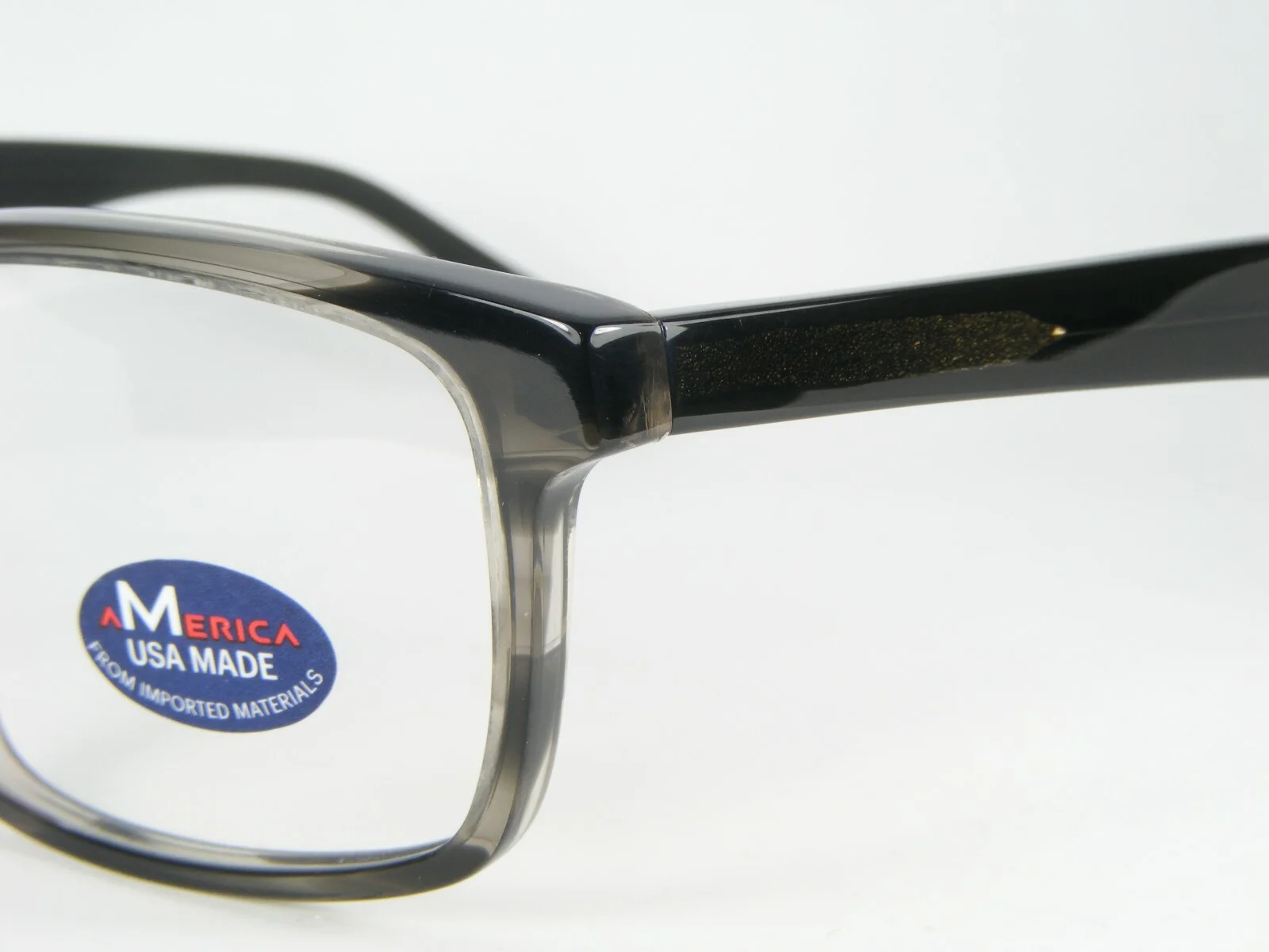 NEW AMERICA MU102 GRY GRAY EYEGLASSES GLASSES MU102FGRY0055 102 55-17-143mm 3