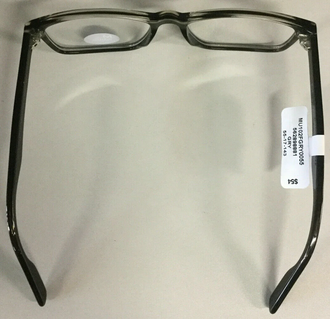 NEW AMERICA USA MADE GRY Eyeglass Frames 55-17-143 4