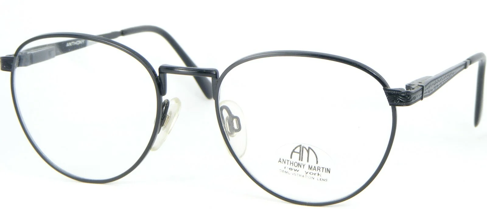 NEW ANTHONY MARTIN STANFORD COL 05 BLACK EYEGLASSES GLASSES FRAME 52-20-135mm