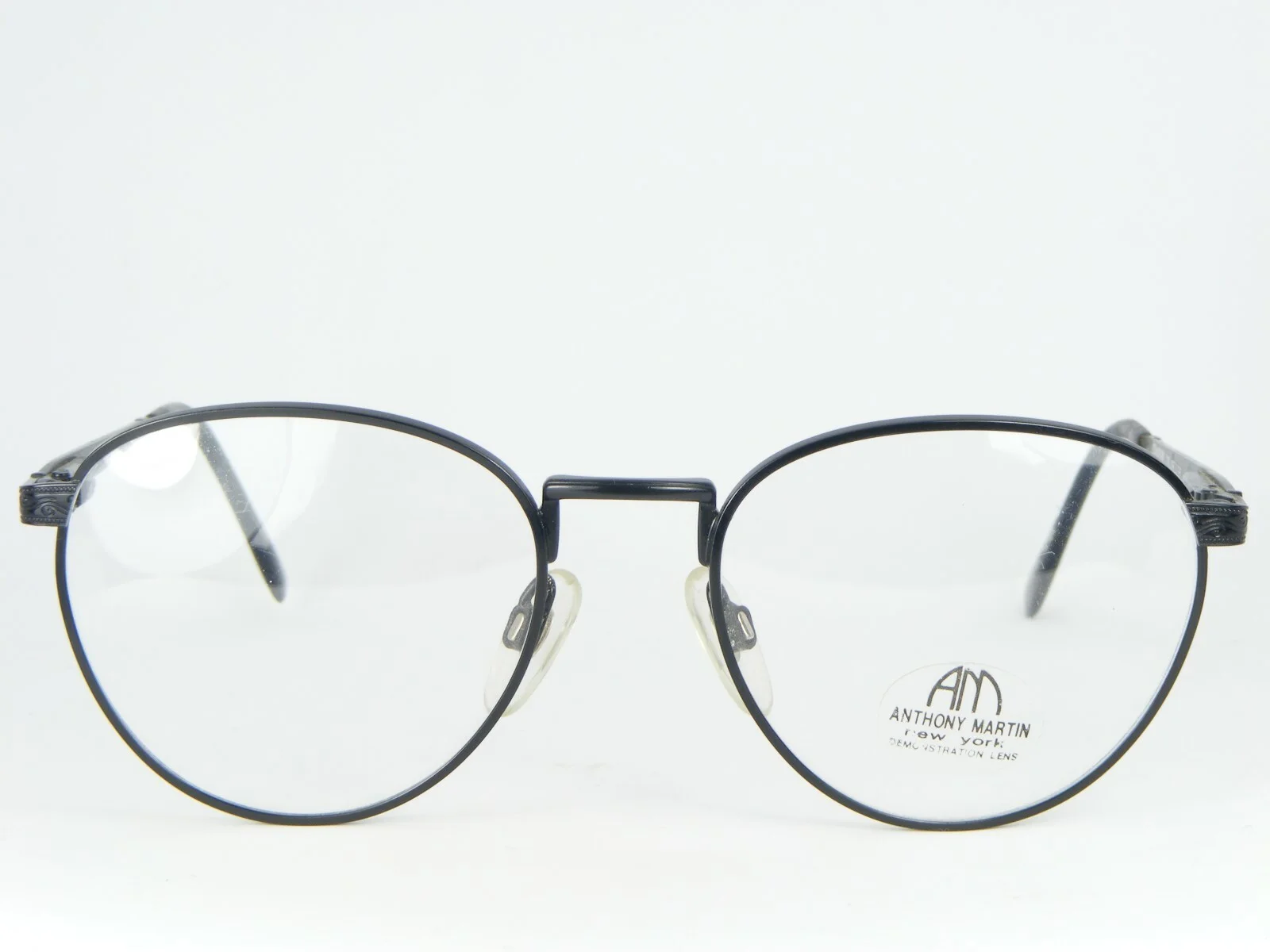 NEW ANTHONY MARTIN STANFORD COL 05 BLACK EYEGLASSES GLASSES FRAME 52-20-135mm 2