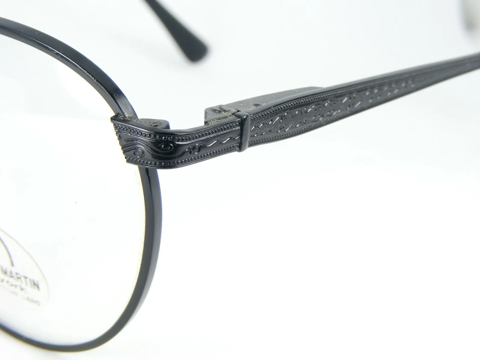 NEW ANTHONY MARTIN STANFORD COL 05 BLACK EYEGLASSES GLASSES FRAME 52-20-135mm 3