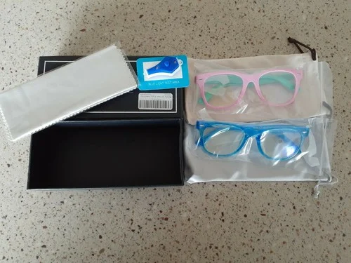 New Anti Blue Light Kids Glasses Round Silicone Children Eyewear Boy Girls Optical Frame Computer Transparent Eyeglasses UV400 3