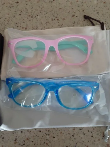 New Anti Blue Light Kids Glasses Round Silicone Children Eyewear Boy Girls Optical Frame Computer Transparent Eyeglasses UV400 4