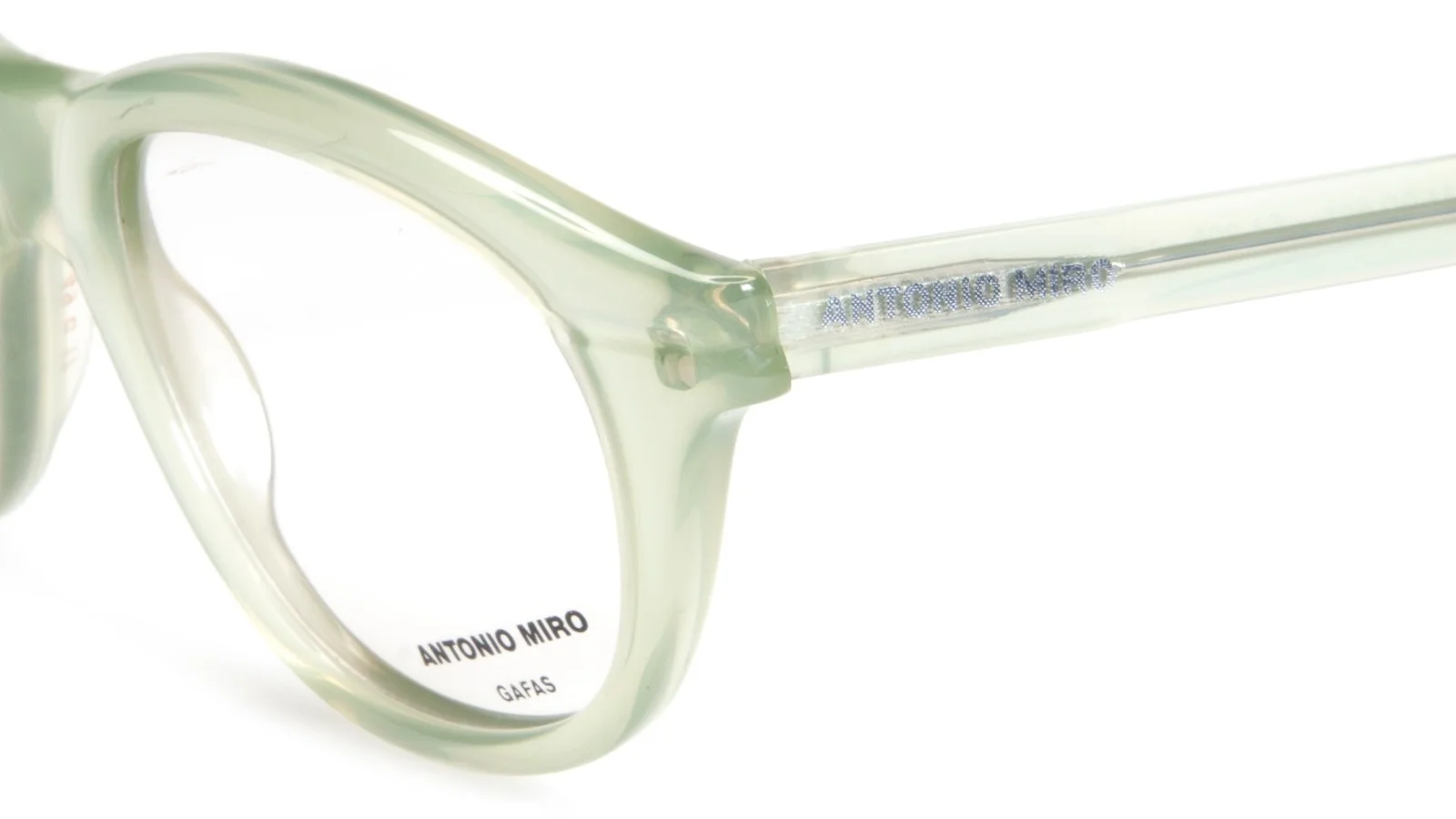 NEW ANTONIO MIRO -501 Verde CA-306 GREEN TRANSPARENT EYEGLASSES 49-17-140 B38mm 4