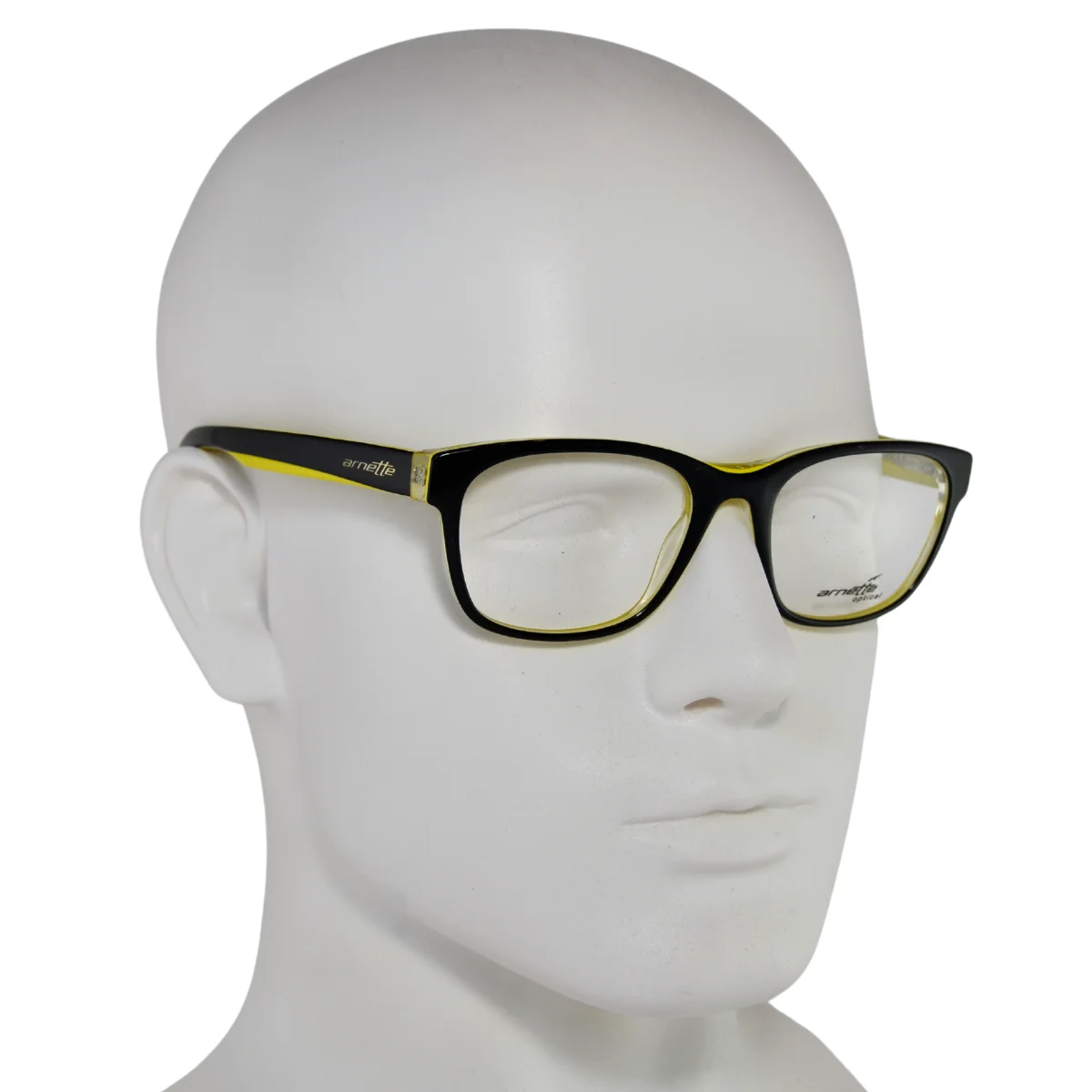 New Arnette Eyeglasses - AN7081 Selector - Black Yellow (52-19-140) 2