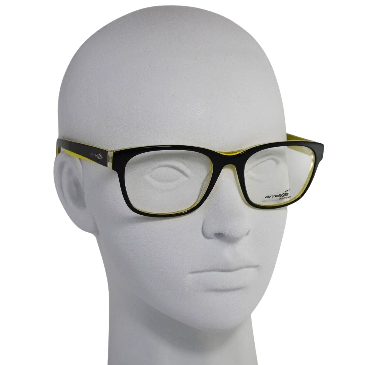 New Arnette Eyeglasses - AN7081 Selector - Black Yellow (52-19-140) 4