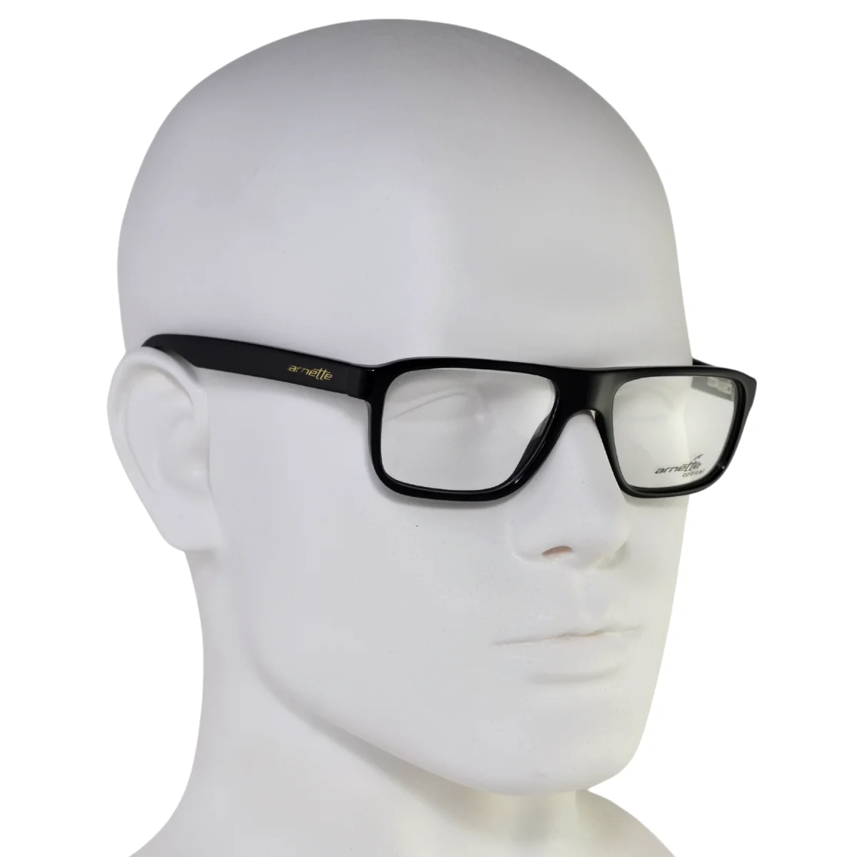 New Arnette Eyeglasses Frame - Revival AN7062 1143- Gloss Black (51-16-135) 2
