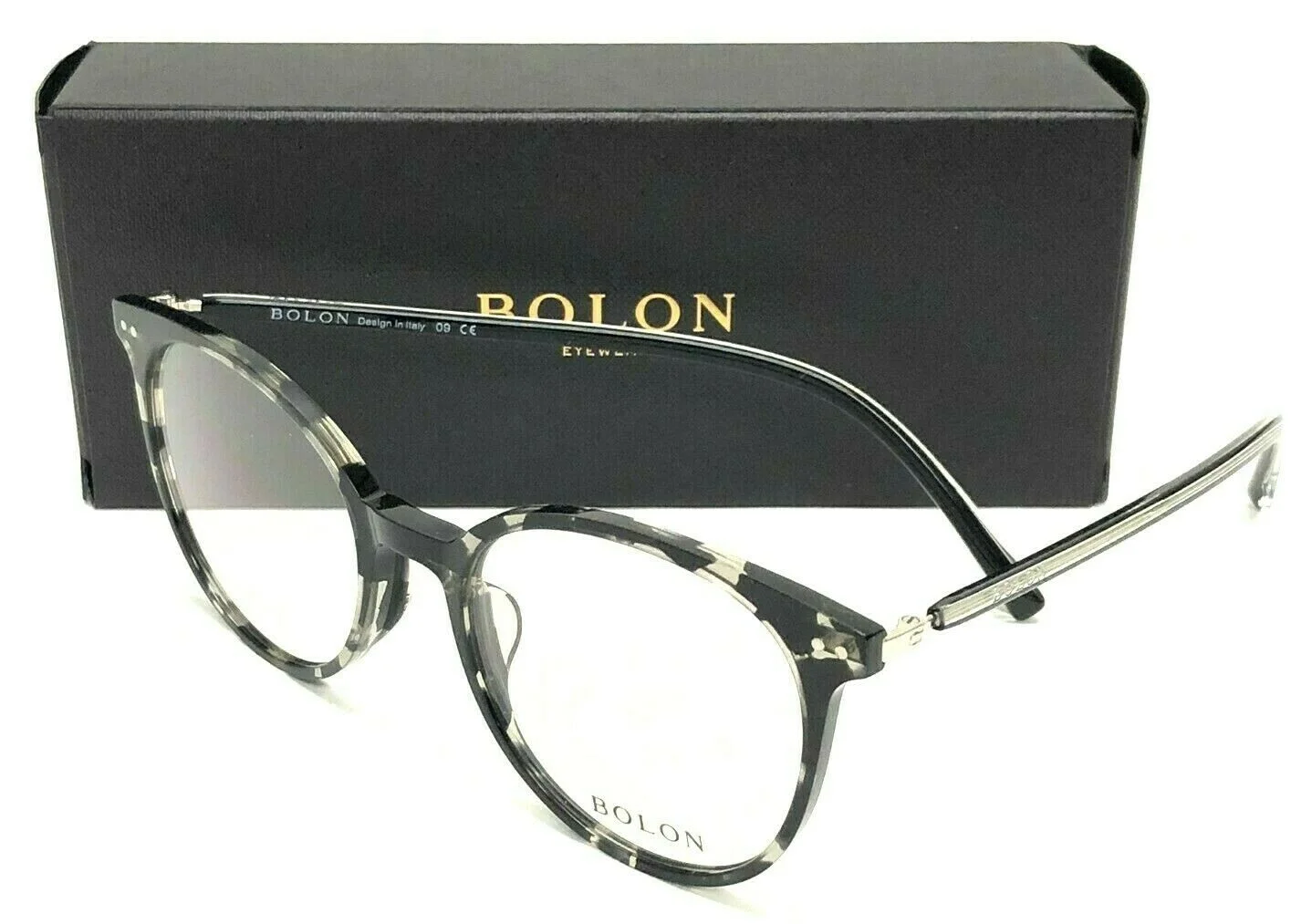 New Authentic BOLON BJ3025 B11 Gray Tortoise/Demo Lens 52/20/145 Eyeglasses