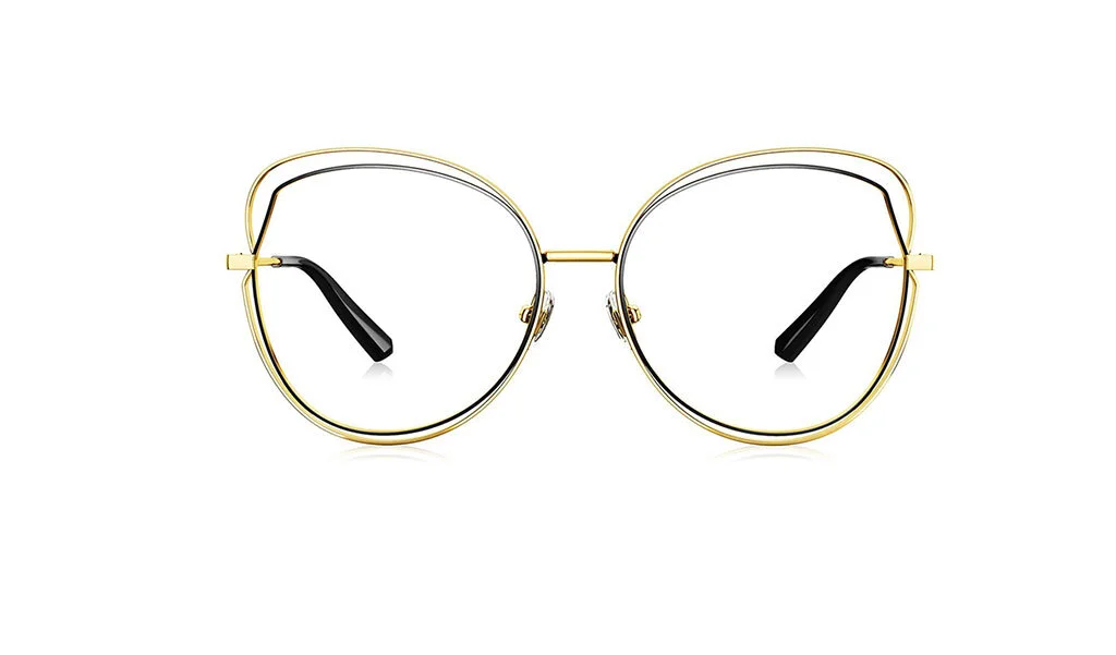 New Authentic BOLON BJ7035 B11 Gold Black/Demo Lens 56/16/148 Eyeglasses 2