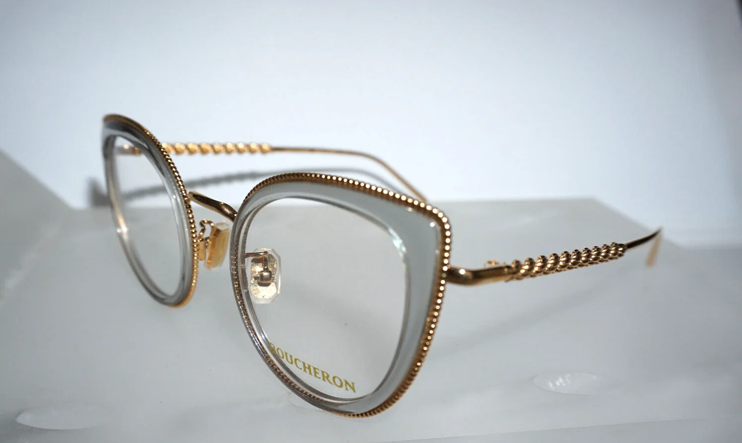 New Authentic BOUCHERON BC 0047O 001 Eyeglasses Frames