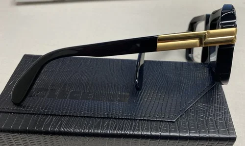 NEW AUTHENTIC CAZAL LEGENDS Eyeglasses 607-001 Black Frame Clear Demo Lenses 3