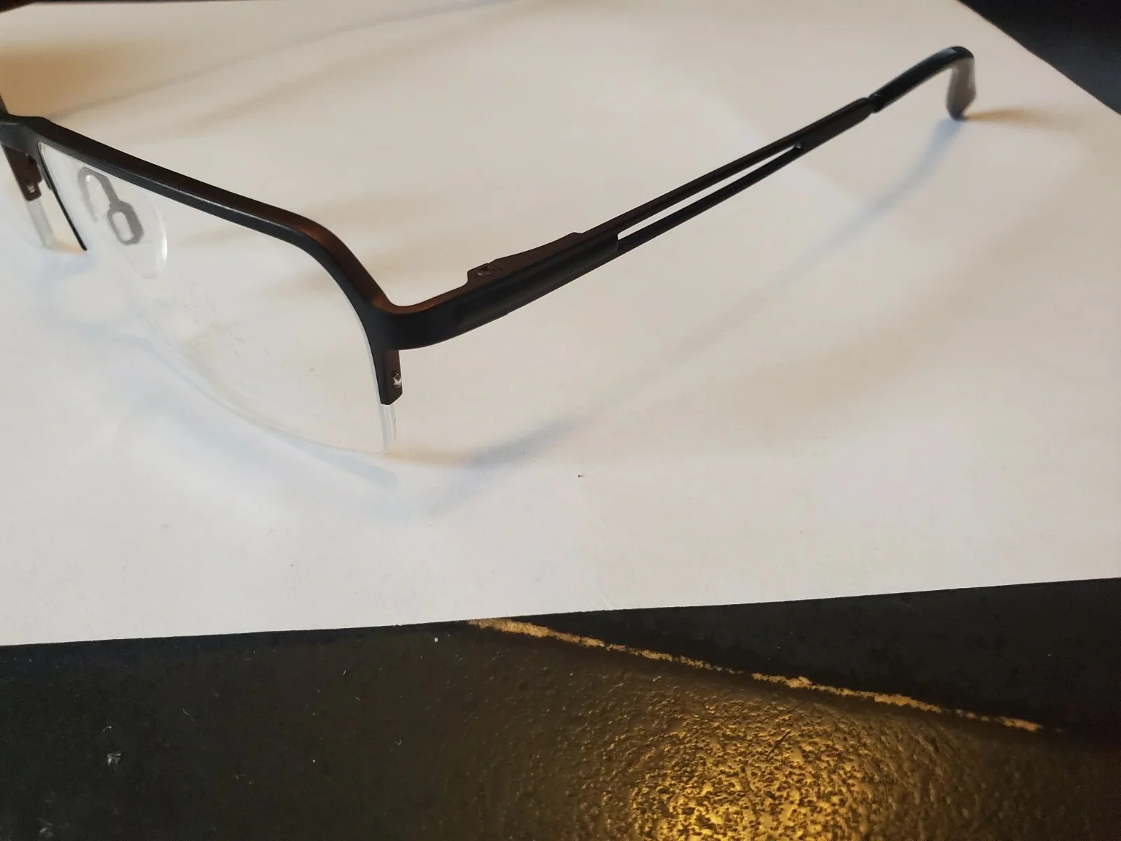 NEW AUTHENTIC Charmant Pure Titanium CH10780 BK BLACK Titan Frames [55-17-140] 4