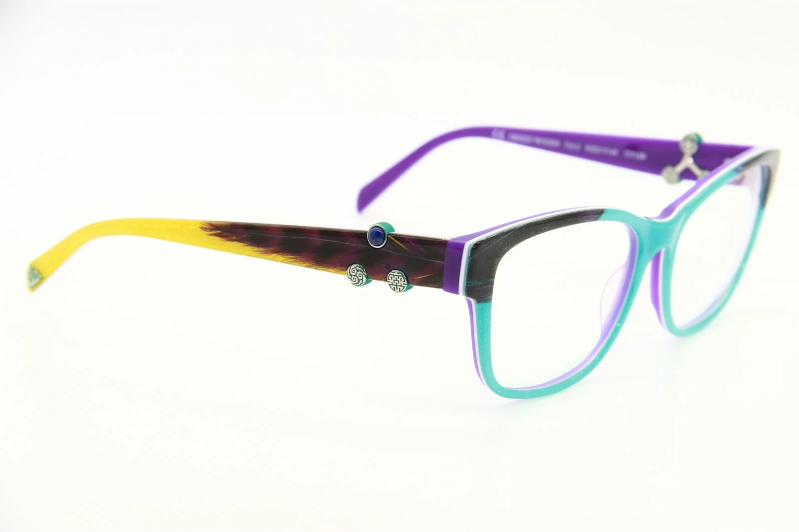 NEW AUTHENTIC COCO SONG LADIES EYEGLASSES FRAME CCS111 MULTI COLOR COL 05w/CASE 3