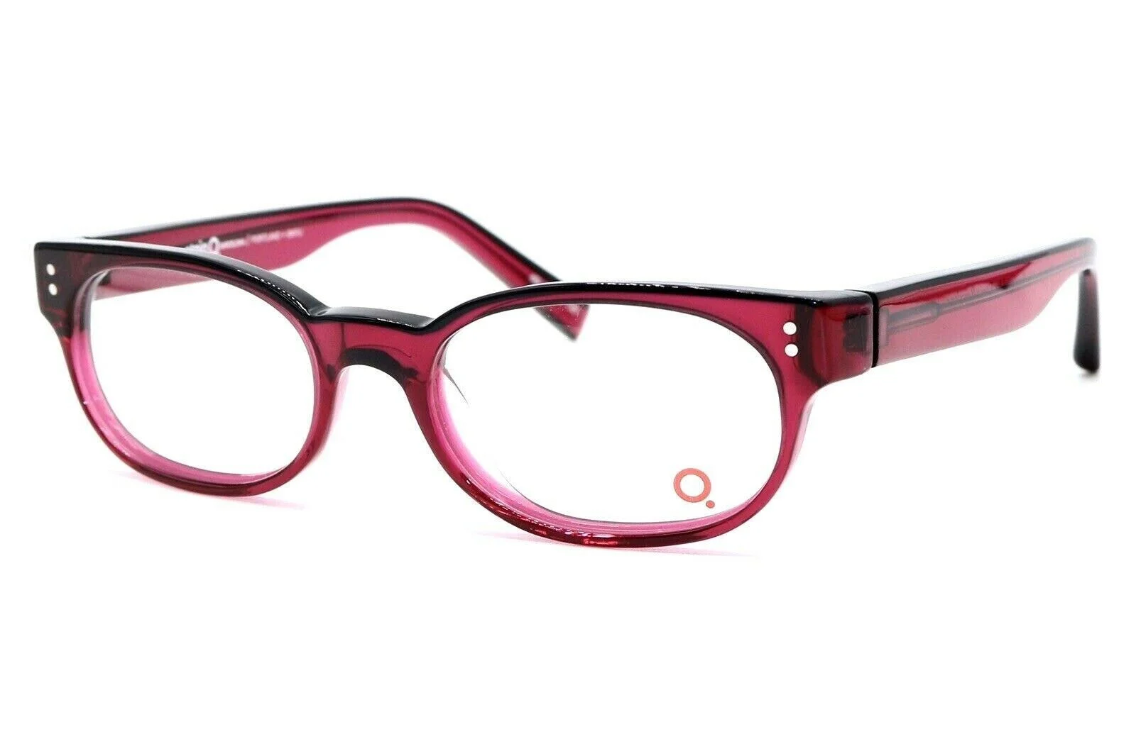 New Authentic Etnia Barcelona Portland Black Fuchsia Eyeglasses 49-18-135