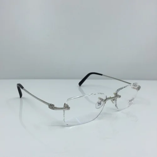 New Authentic FRED Lunettes Manhattan F1 Eyeglasses C. 002 Platinum 51mm France 4