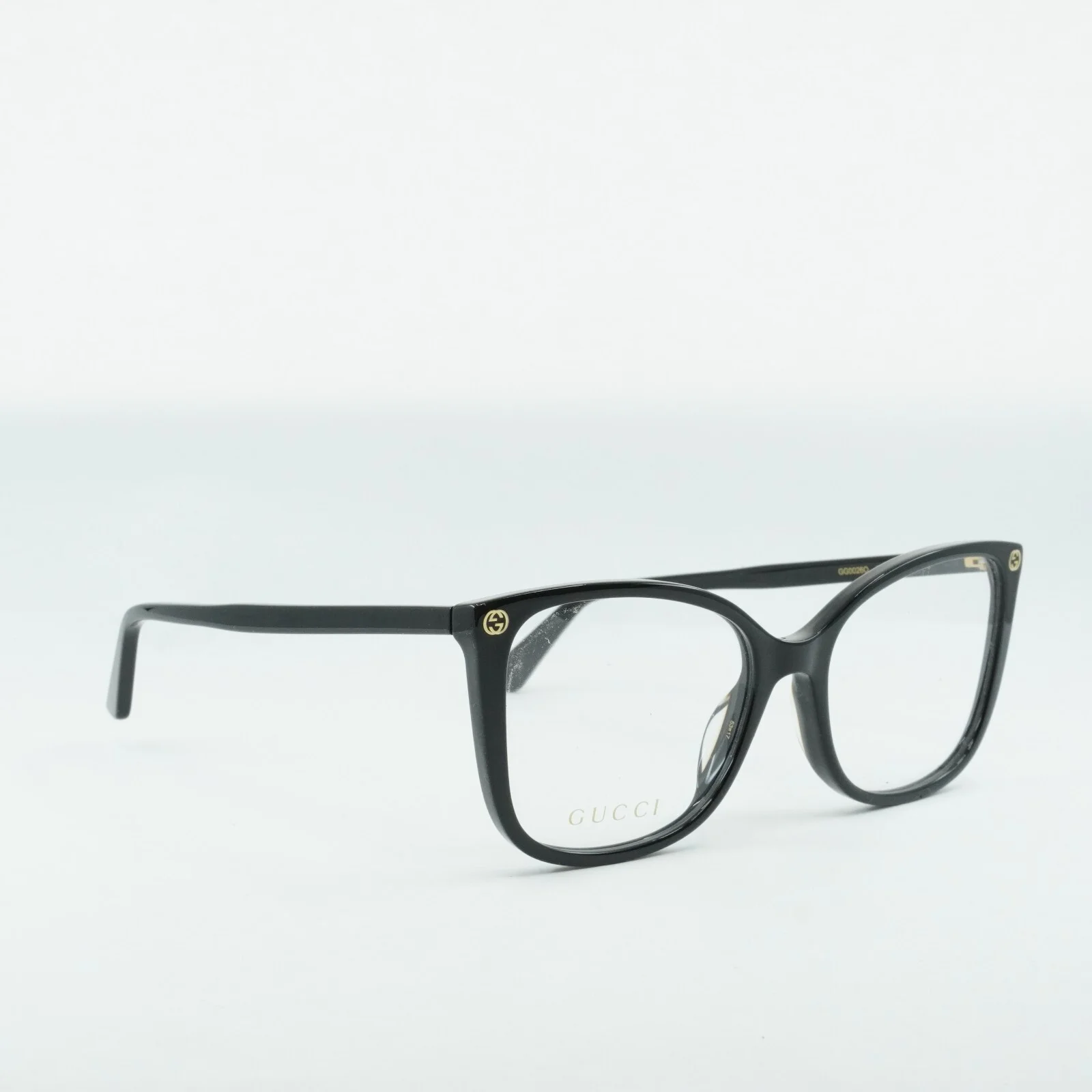 NEW AUTHENTIC GUCCI GG0026O 001 Black 53mm
