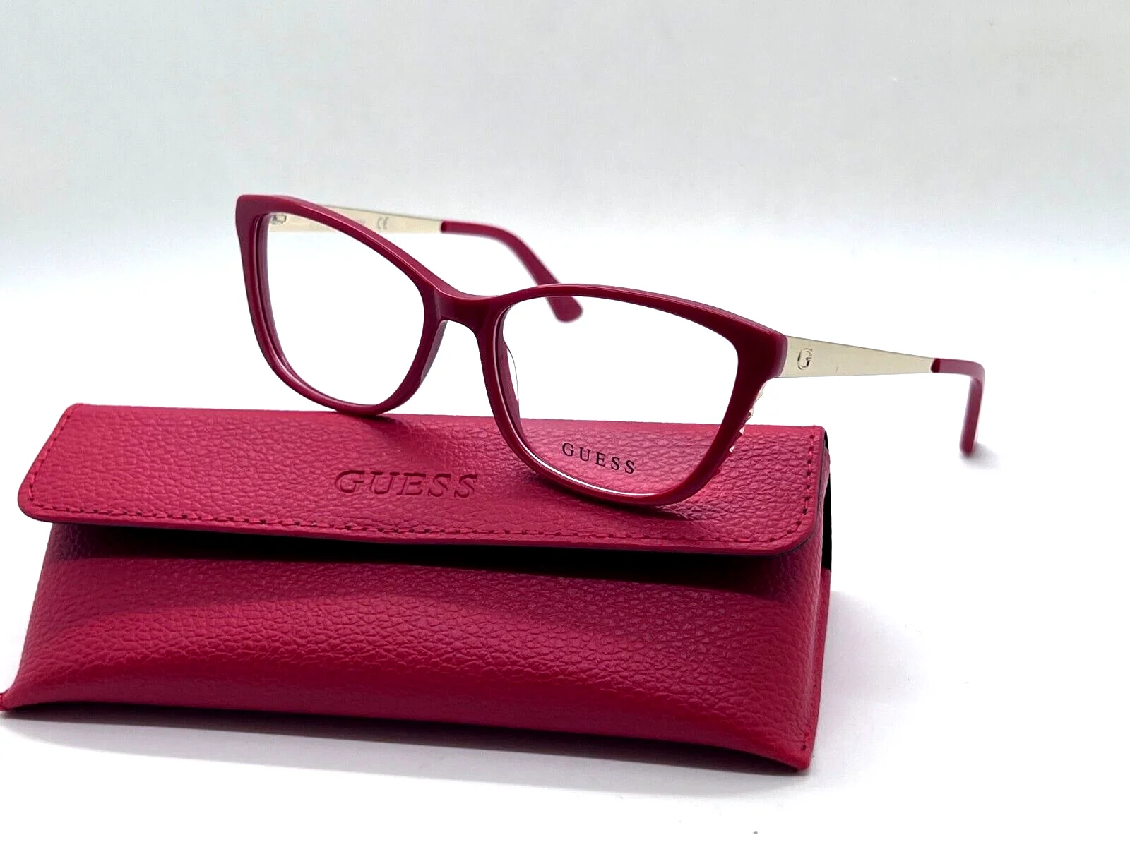 NEW Authentic GUESS GU2721 066 RED/GOLD 54-16-140MM Eyeglasses FRAME