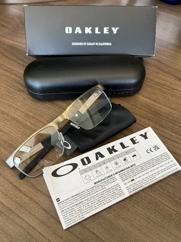 New Authentic OAKLEY OX5153-02 METAL PLATE TI 100% Titanium Eyeglasses Frame 56M