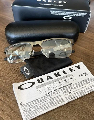 New Authentic OAKLEY OX5153-02 METAL PLATE TI 100% Titanium Eyeglasses Frame 56M 2