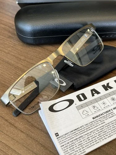 New Authentic OAKLEY OX5153-02 METAL PLATE TI 100% Titanium Eyeglasses Frame 56M 4