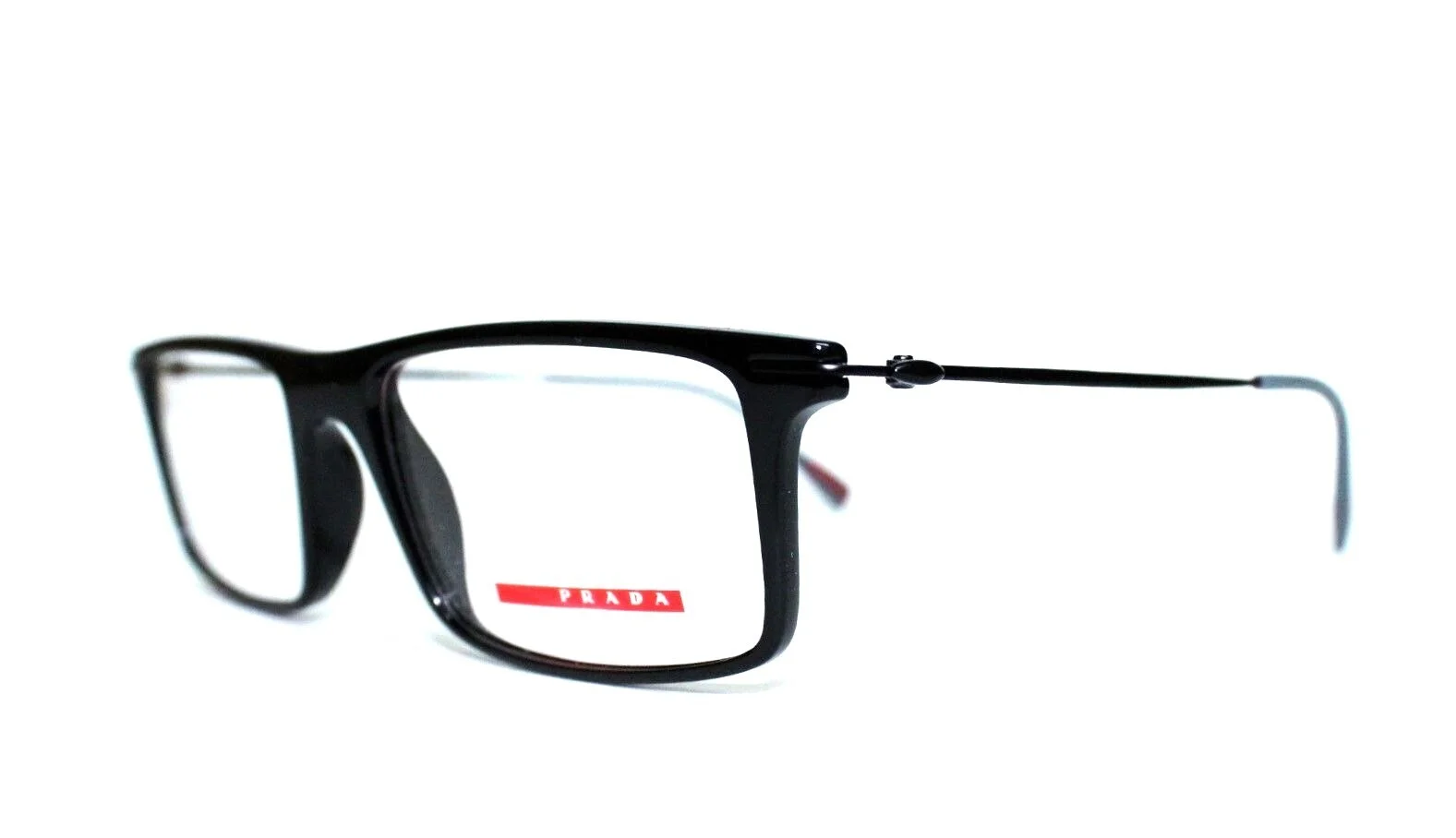 NEW AUTHENTIC PRADA SPORT VPS 03E 1AB-1O1 Black Unisex