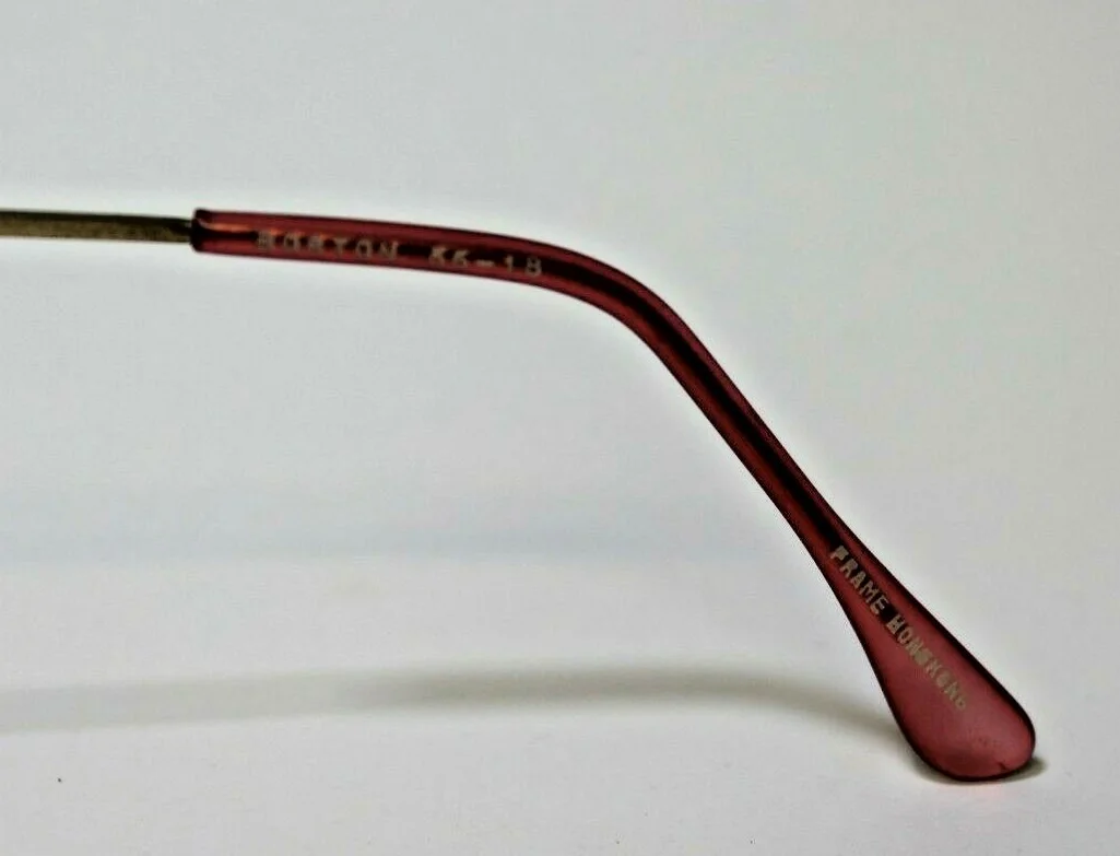 NEW AUTHENTIC ST.MORITZ BOSTON D.BLUE EYEGLASSES FRAME 56-18-145 4