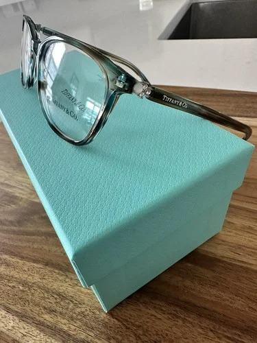 New Authentic Tiffany TF 2109 HB 8124 Ocean Turquoise Eyeglass Frame 53-17-140 2