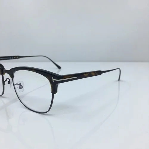 New Authentic Tom Ford TF 5590-F-B Eyeglasses Titanium C. 052 Dark Havana 52mm 2