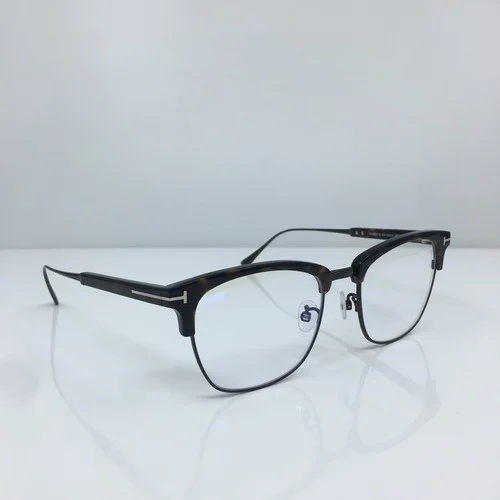 New Authentic Tom Ford TF 5590-F-B Eyeglasses Titanium C. 052 Dark Havana 52mm 4