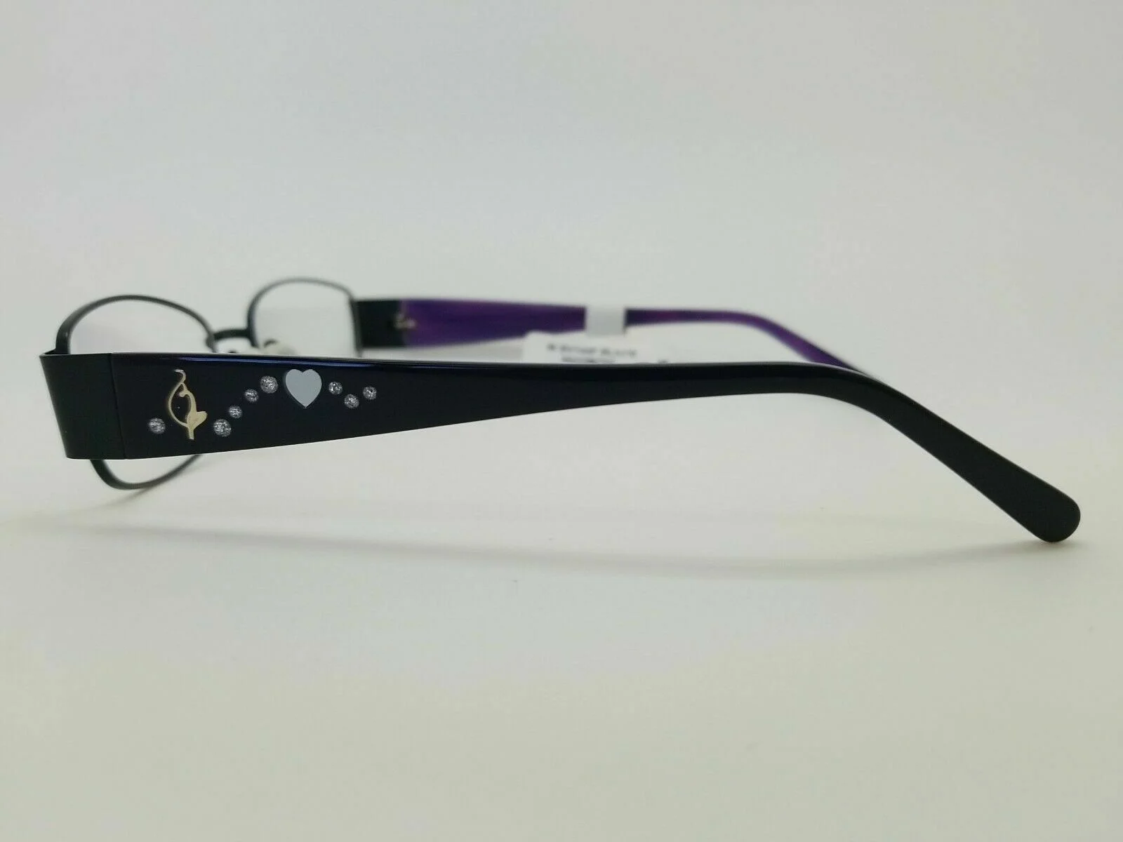 NEW Baby Phat BLKPR Black Purple Eyeglasses Frames 53-17-135 2