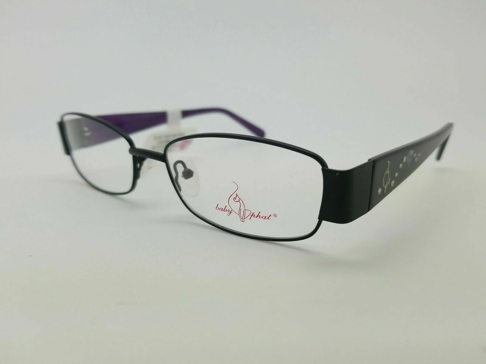 NEW Baby Phat BLKPR Black Purple Eyeglasses Frames 53-17-135 3
