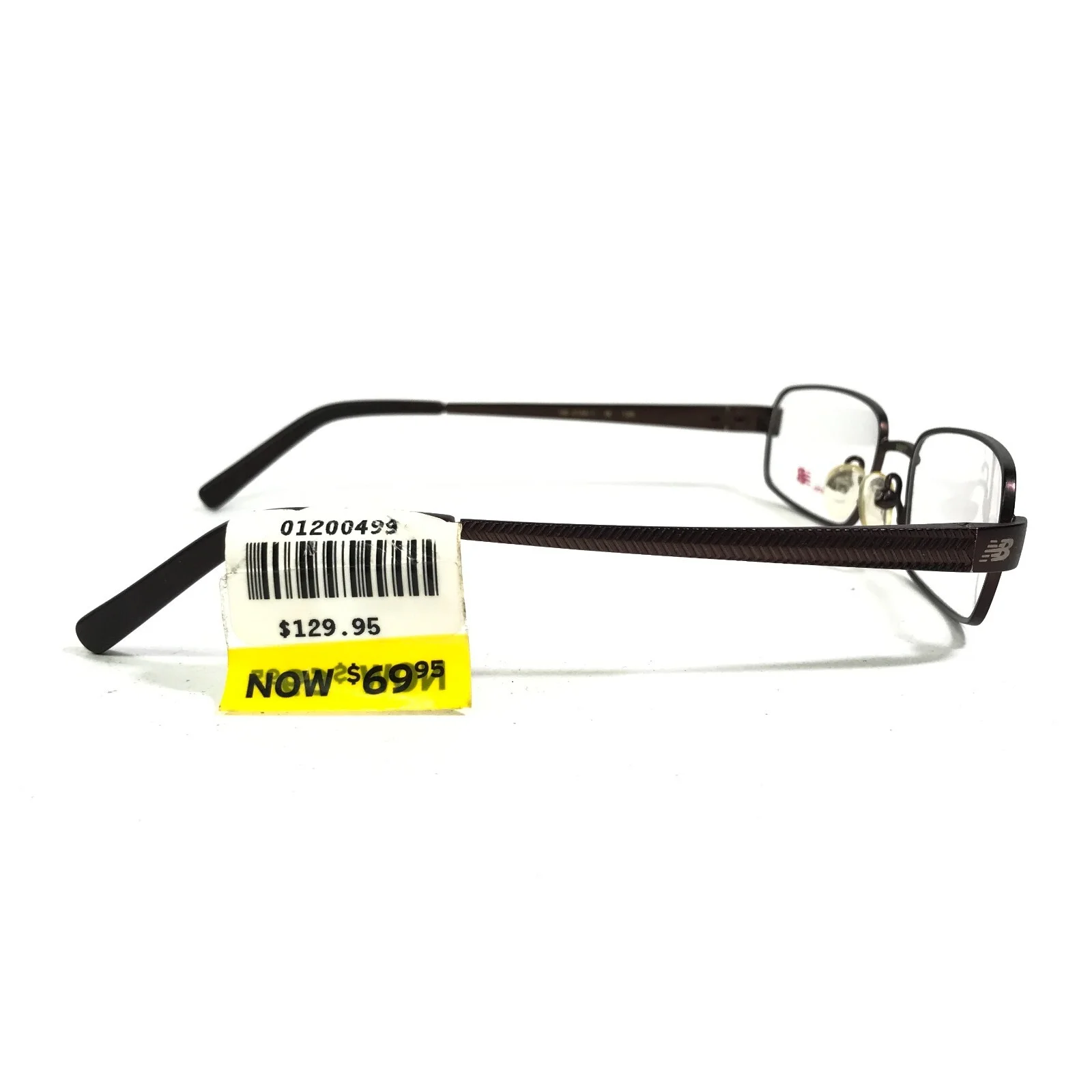 New Balance Eyeglasses Frames NB414A-1 Brown Rectangular Full Rim 53-17-135 3