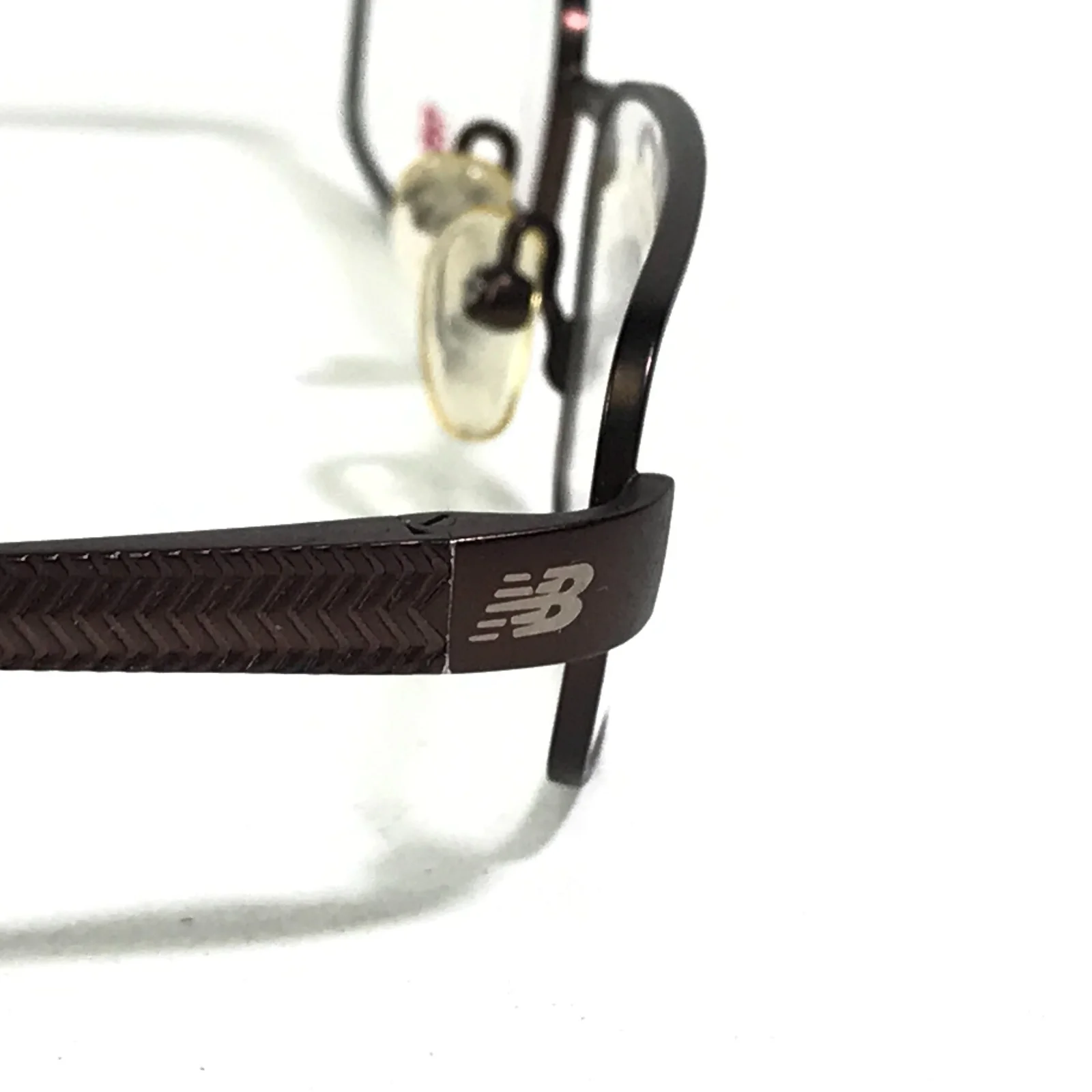 New Balance Eyeglasses Frames NB414A-1 Brown Rectangular Full Rim 53-17-135 4